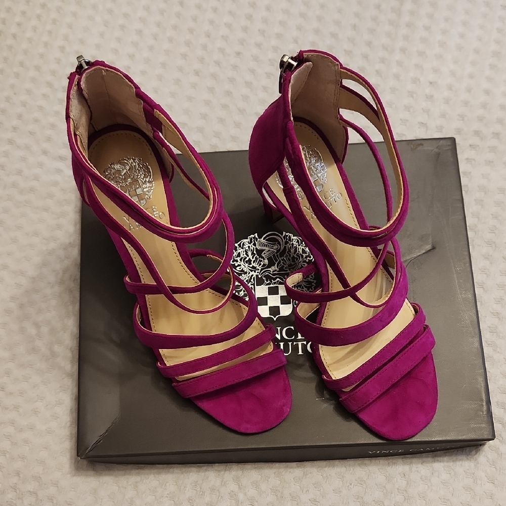 Pink Block Heels - Picture 3 of 6